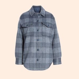 Reformation NWT Giles Plaid Shacket
